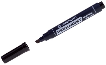 Маркер Centropen 5 8516 0112, 1 шт, 5 мм, черный