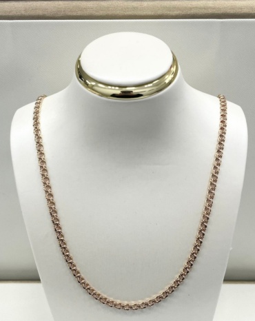 Aishen Gold L11301 длина 60 см, вес 11.45 г золото, плетение бисмарк