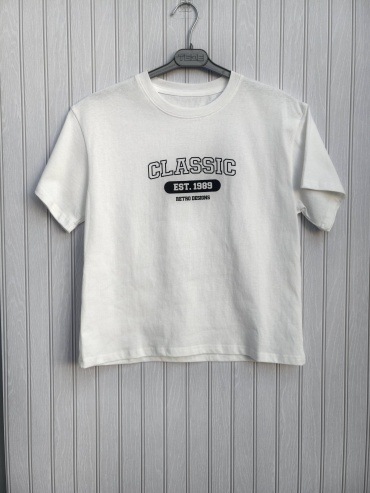 Футболка CLASSIC EST. 1989 RETRO DESIGNS белый