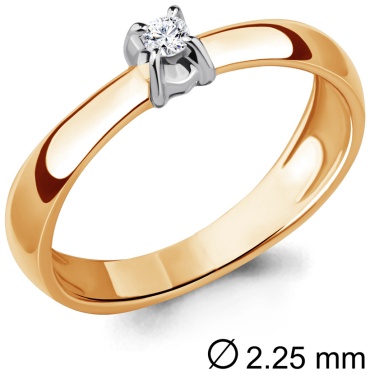 AQUAMARINE 962900к.1 размер 16 вес 1.67 г золото, бриллиант