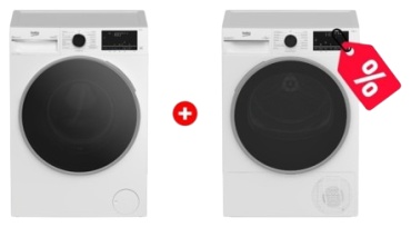 BEKO B3WFR57H2W + сушильная машина BEKO B3T47239 белый