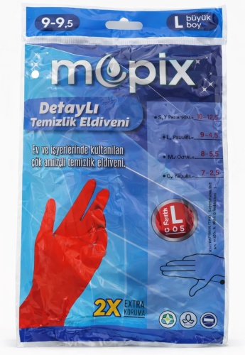 MOPIX перчатки ELD003 красный 2 шт