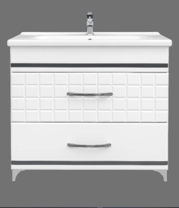 Тумба с раковиной Аллора Лиля, 80x70.5x47.7 см, белый