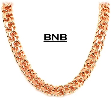BNB BNB_НЦ00201 длина 55 см, вес 12.5 г золото, плетение бисмарк
