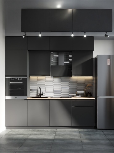 Кухонный гарнитур ART KITCHEN , 240x250х60 см, ЛДСП, белый