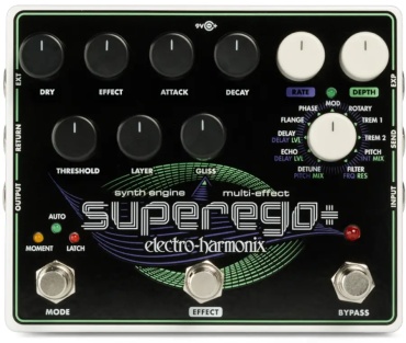 Гитарная педаль эффектов Electro-Harmonix SUPEREGO PLUS