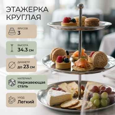 Этажерка 30449958_138216333 круглая 1 шт