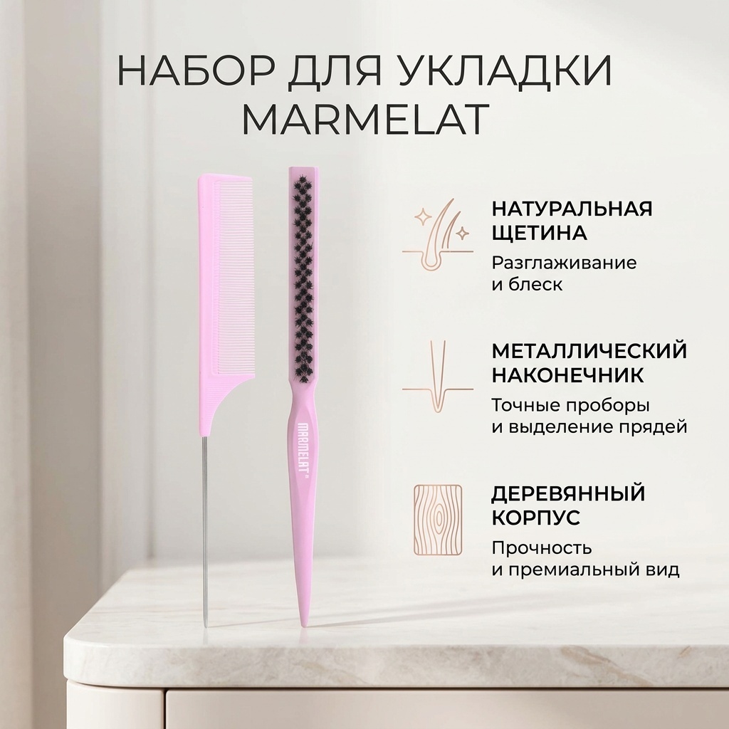 Массажная расческа 22 см