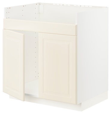 Тумба с раковиной IKEA METOD, 80x80x61 см, белый
