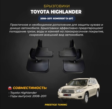 Комплект для Toyota Highlander 2009-2011