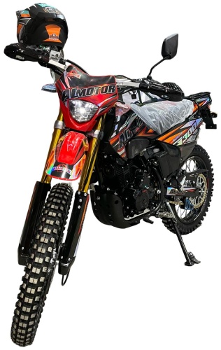 Мотоцикл Almotor AL300-06 красный, черный, белый