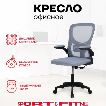 Офисное кресло Sport&Fitness SFBRCS20SB, серый