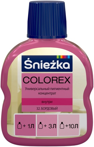 Sniezka концентрат-колер, бордовый, 100 мл