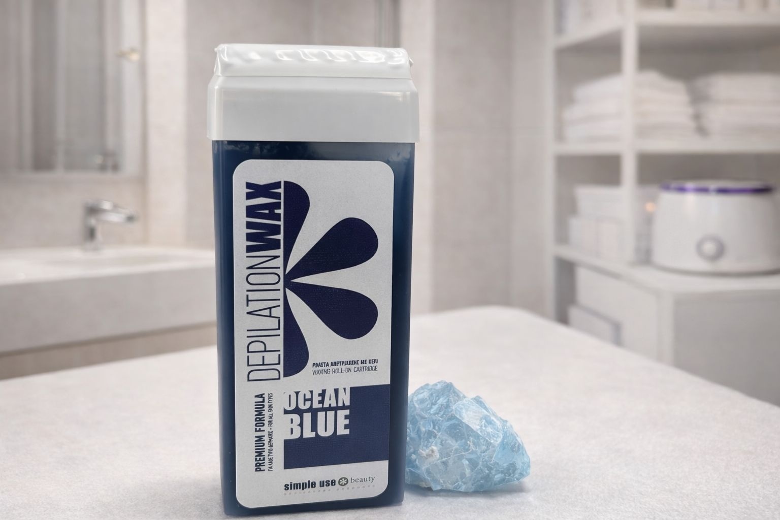 Воск гелевый Simple Use Beauty Azulene плотность мягкая в картридже 100 мл