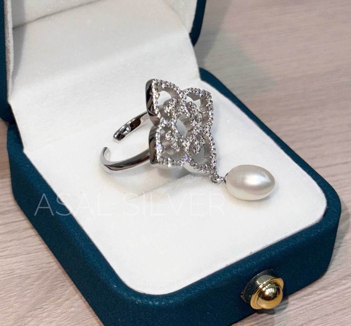 ASAL SILVER 600650 размер регулируемый вес 6 г серебро, фианит