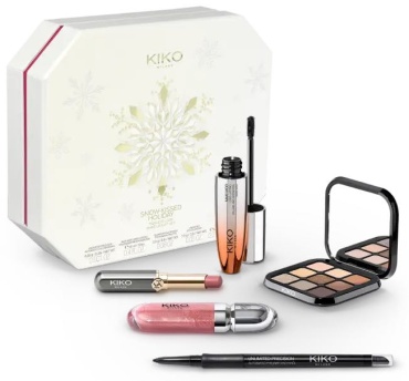 KIKO Snow-Kissed Holiday Timeless Look Makeup Gift Set Набор косметики для женщин набор декоративной косметики для женщин