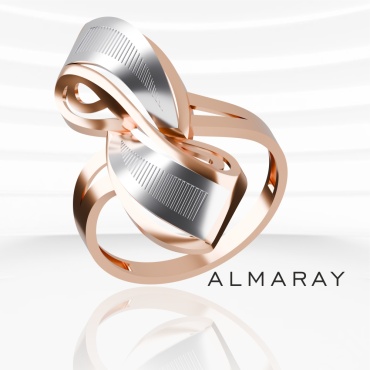 ALMARAY 111199 размер 18 вес 3.3 г золото, без вставок
