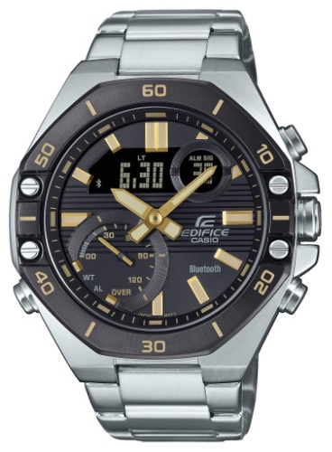 Кварцевые CASIO ECB-10DB-1A9EF нержавеющая сталь