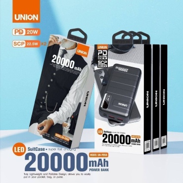 Внешний аккумулятор Union UN-PB58 20000 мАч черный