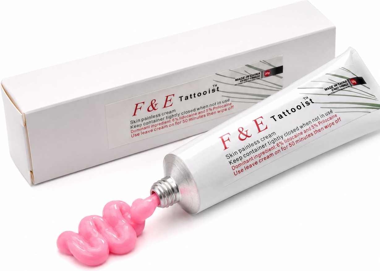 F&E Tattooist крем обезболивающий 6% Lidocaine 5% Prilocaine 30 г