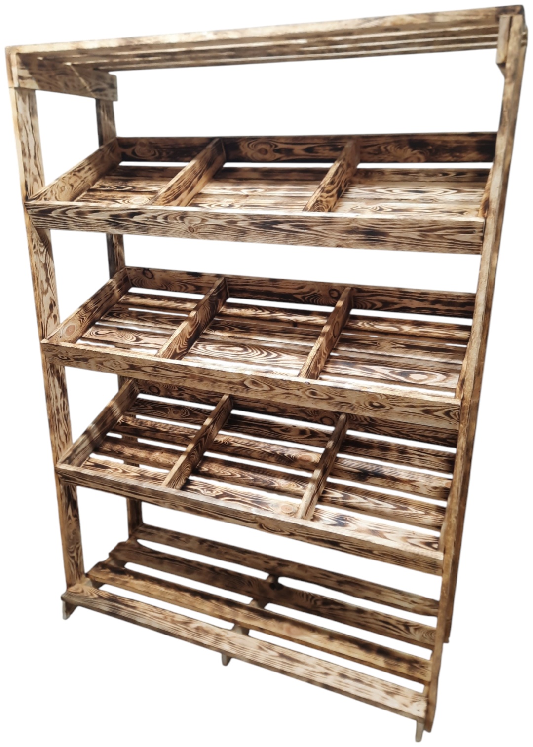 Витрина Полка 120x45x170, темно-коричневый