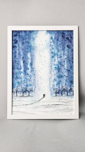 TZG картина TZG Зимняя прогулка 30x40 см