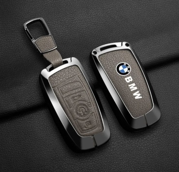 Чехол на ключ BMW коричневый