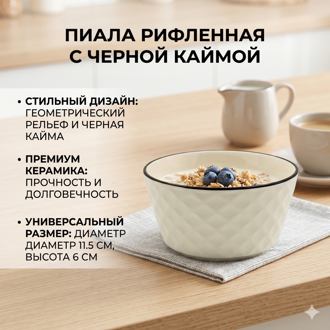 Пиала 1 шт, 400 мл, керамика
