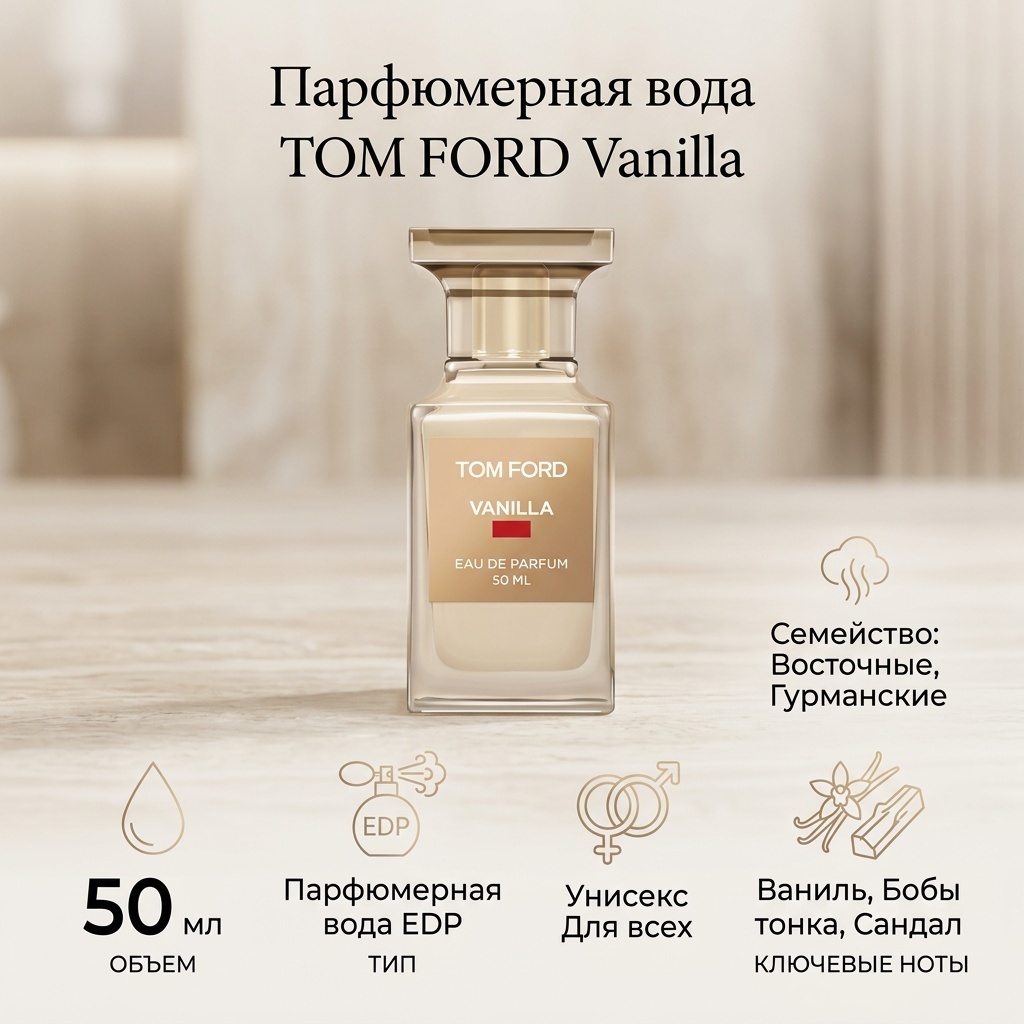 TOM FORD Vanilla парфюмерная вода EDP 50 мл, унисекс
