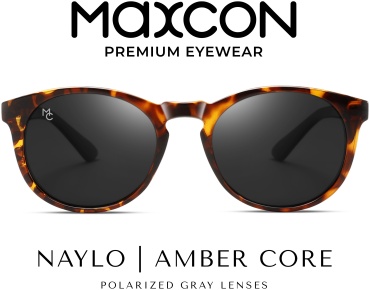 MAXCON солнцезащитные очки круглые поляризованные