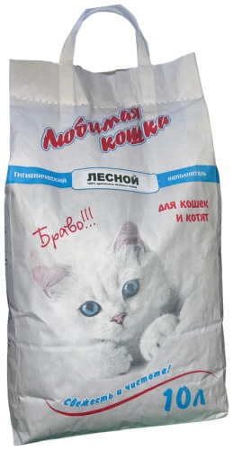 Любимая кошка Наполнитель Любимая кошка впитывающий 10 л