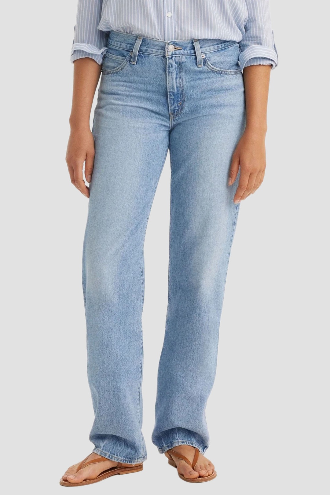 Джинсы багги Levis голубой
