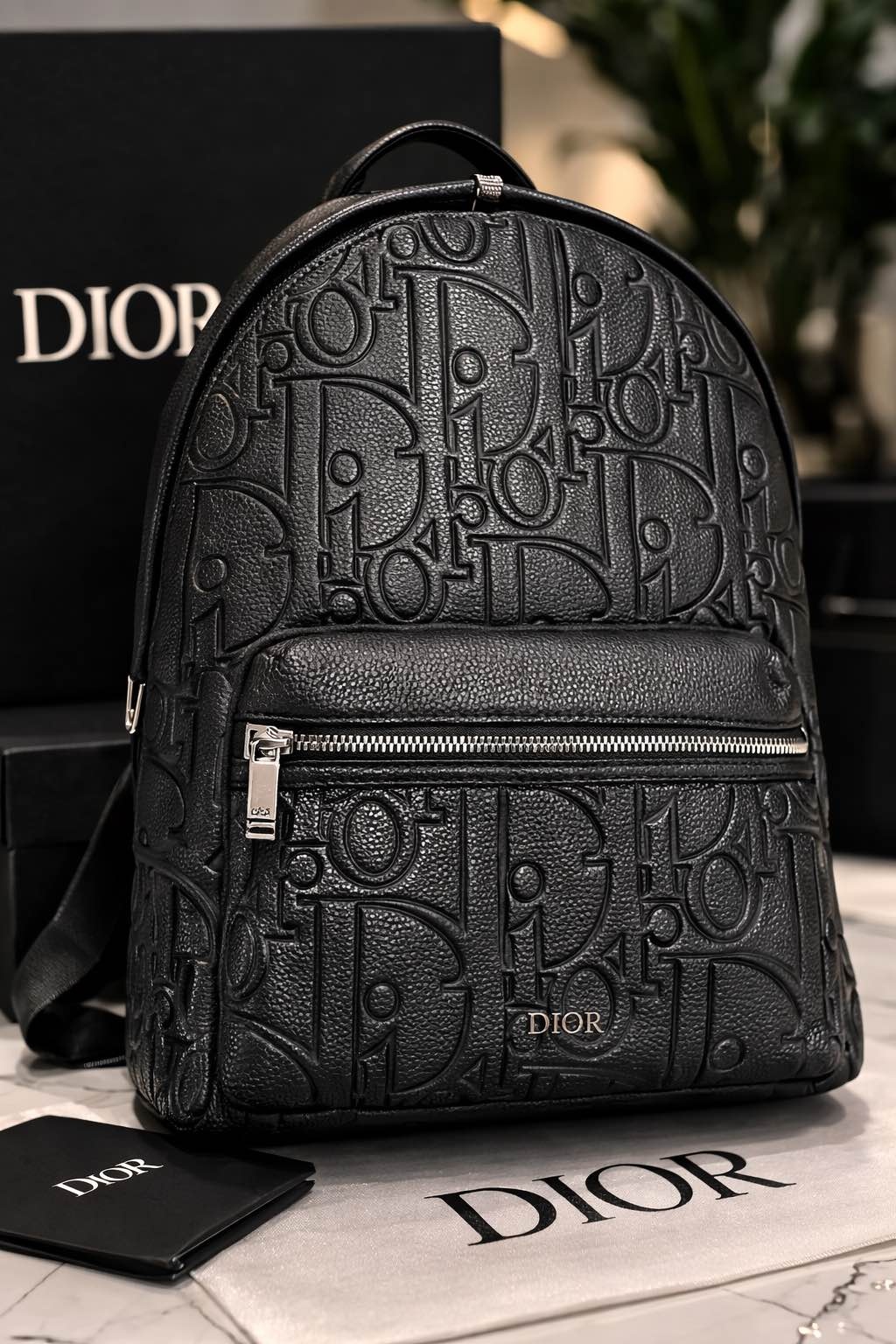 Рюкзак 3D Bags натуральная кожа черный