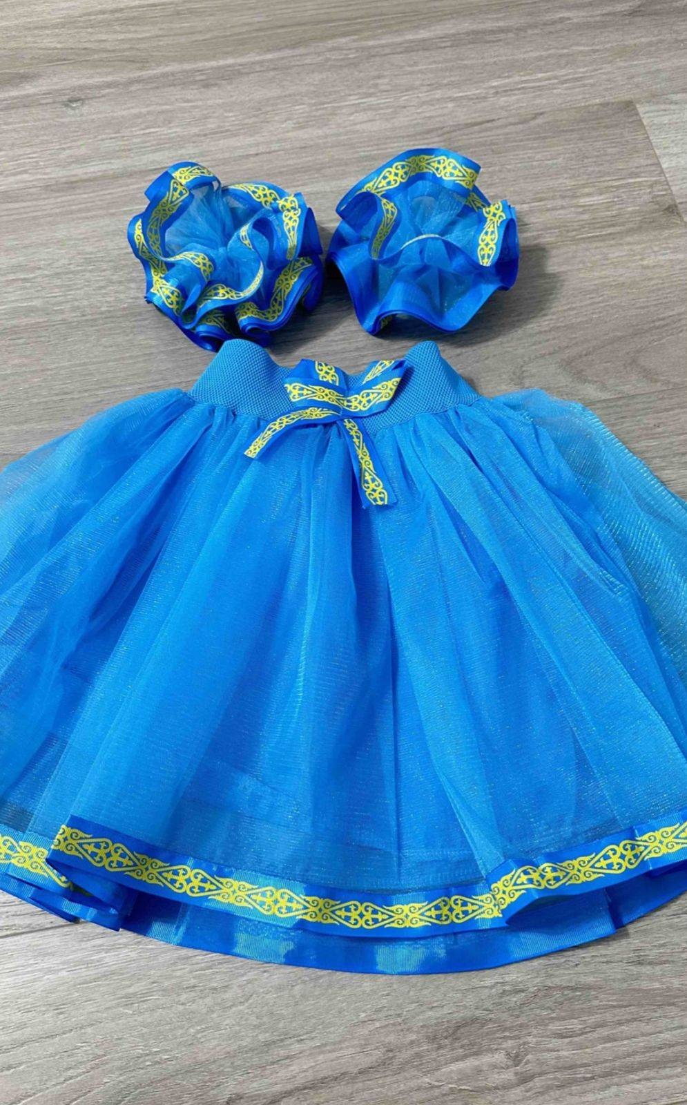 Нарядная юбка голубой