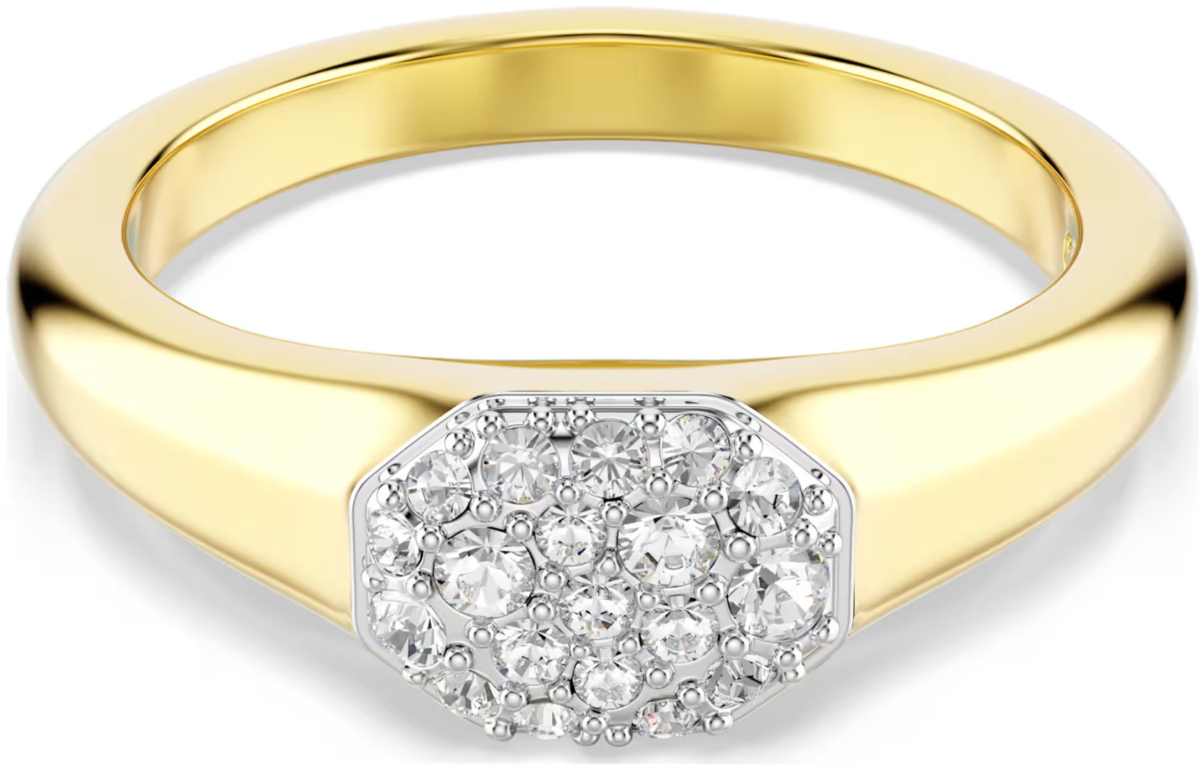 Кольцо Swarovski 5732853 размер 16 бижутерный сплав, кристаллы Swarovski