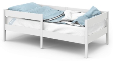 Кровать подростковая Pituso БП-00003751, 80x160 см, белый