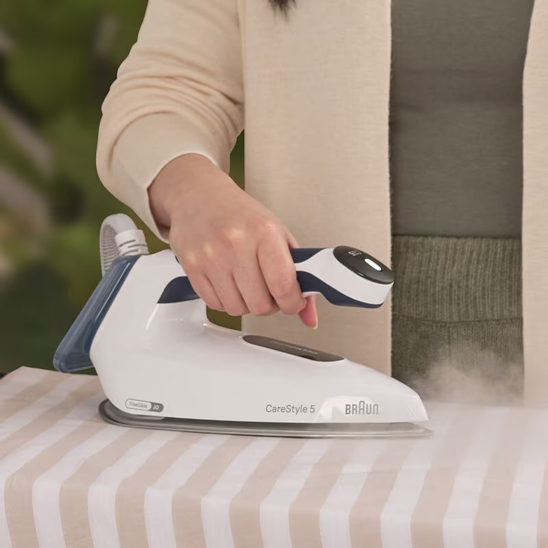 Парогенератор Braun CareStyle 5 IS5245BL белый, синий — фото 11