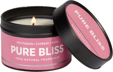 Ароматическая свеча Stoneglow Wellbeing Pure Bliss 4.3 см, 1 шт