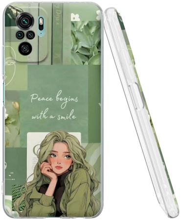 Чехол Mcover для POCO Redmi Note 10, Redmi Note 10S рисунок