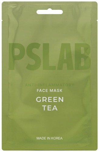 Маска для лица PSLAB тканевая Green Tea Anti-Inflammatory 1 шт