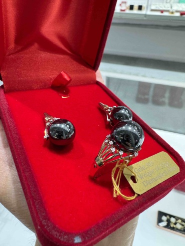 Global Gold GGPEARL вес 18.62 г золото, бриллиант, жемчуг