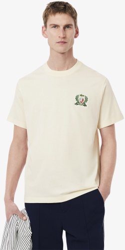 Футболка LACOSTE бежевый, желтый