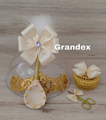 GRANDEX Кыркынан шыгару наборы айвори золото детский набор