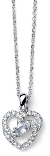 Колье Oliver Weber 12209 длина 45 см вес 4.75 г сплав с родиевым покрытием, кристалл Swarovski