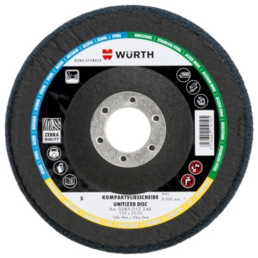WURTH затирочный диск 0585011348 115x22.23 мм 1 шт