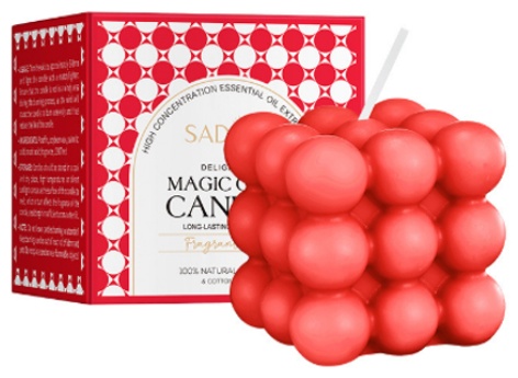 Ароматическая свеча SADOER Magic Cube Aromatherapy Candle 6.3 см, 1 шт, фото 3