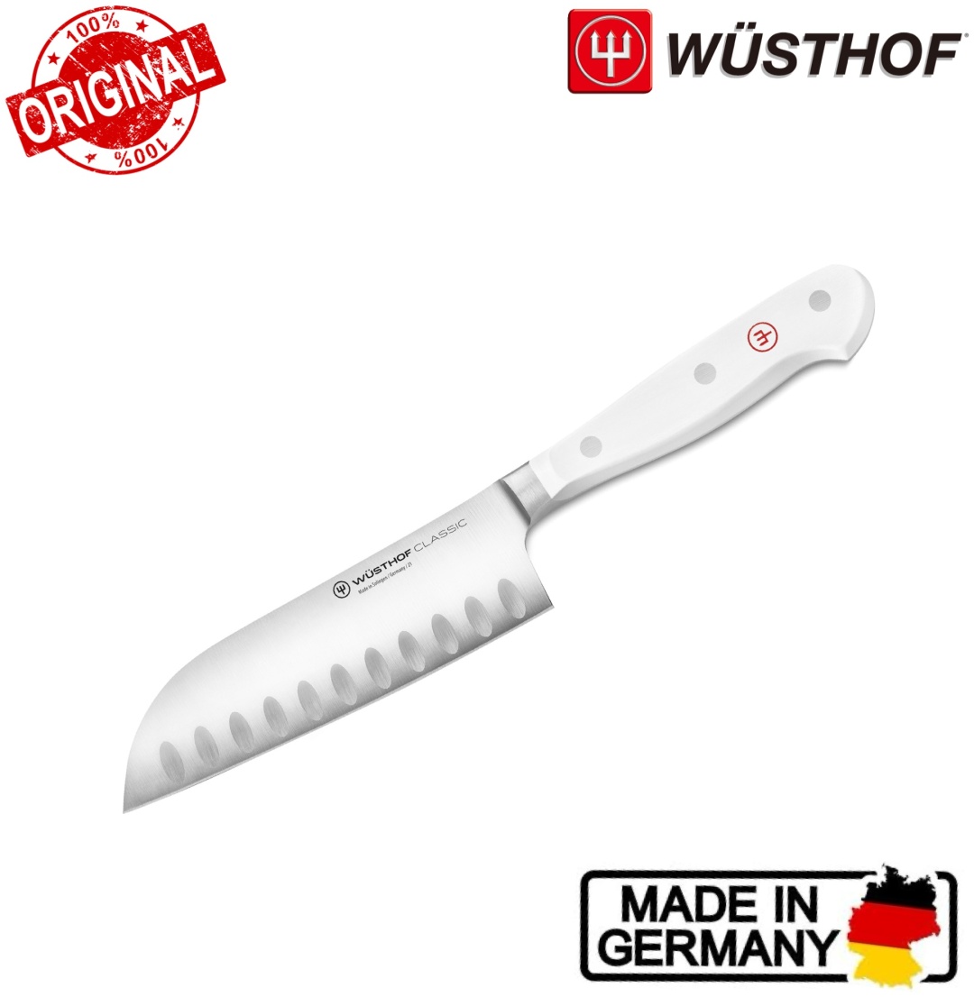 Поварской WUSTHOF Classic Hollow Edge Santoku 917882132, лезвие: углеродистая сталь 1 шт
