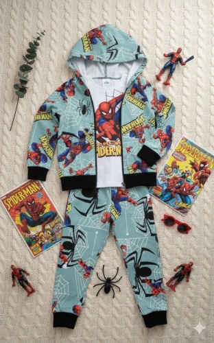 Комплект Murat Baby Spider-Man синий, белый