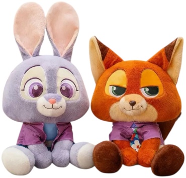 Мягкая игрушка ALL-TOP Зверополис30 2шт, 30 см
