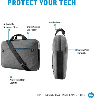 Сумка HP 2Z8P4AA Prelude до 15.6" серый